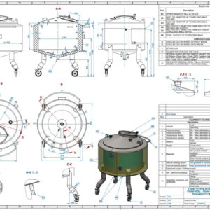 520 liter tank i Syrafast 316