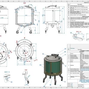 780 liter tank i Syrafast 316