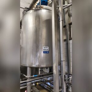 1500 liter tank i Syrafast 316