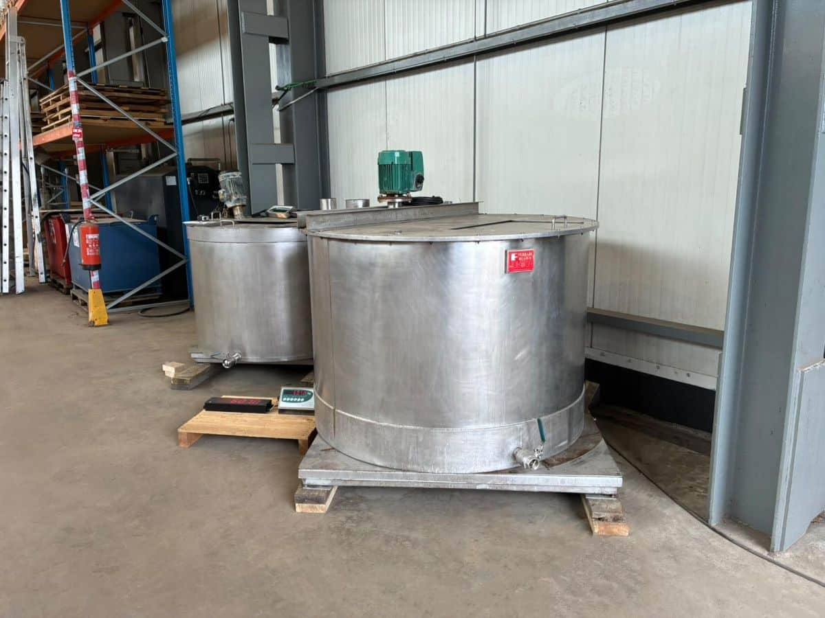 1700 liter tank i Rostfritt 304