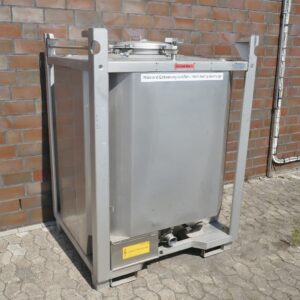 1000 liter tank i Rostfritt 304