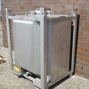 1000 liter tank i Rostfritt 304