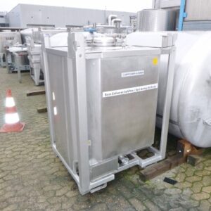 1000 liter tank i Rostfritt 304