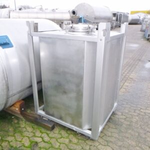 1000 liter tank i Rostfritt 304