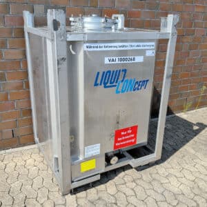 1000 liter tank i Rostfritt 304