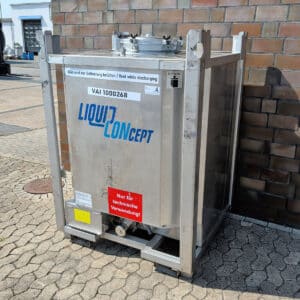 1000 liter tank i Rostfritt 304