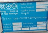 1000 liter tank i Rostfritt 304
