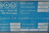 1000 liter tank i Rostfritt 304