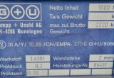 1000 liter tank i Rostfritt 304