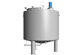 1000 liter tank i Syrafast 316