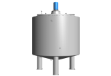 1000 liter tank i Syrafast 316