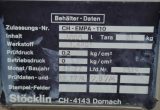 1000 liter tank i Syrafast 316