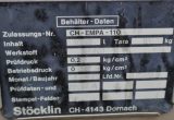 1000 liter tank i Syrafast 316