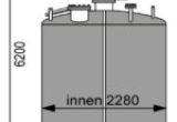 10800 liter tank i Rostfritt 304