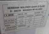 1410 liter tank i Syrafast 316