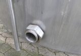 1500 liter tank i Syrafast 316