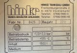 1500 liter tank i Syrafast 316