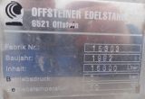 15600 liter tank i Syrafast 316