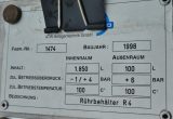 1850 liter tank i Syrafast 316