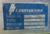 20000 liter tank i Rostfritt 304