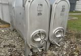 2500 liter tank i Rostfritt 304