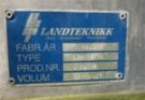 25000 liter tank i Rostfritt 304