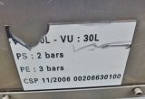 60 liter tank i Rostfritt 304
