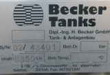 6350 liter tank i Rostfritt 304