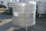 800 liter tank i Rostfritt 304